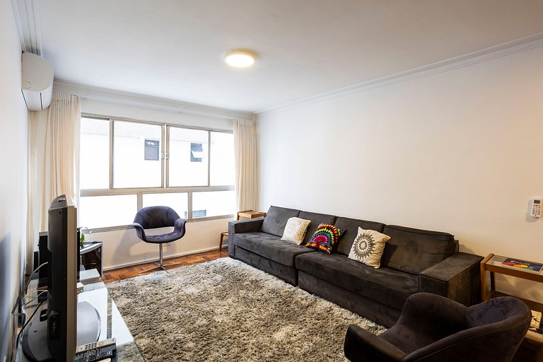 Wehome - Exclusive 3-dorms apt in Itaim, with AC.
