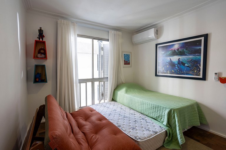 Wehome - Lindo, exclusivo, 3 quartos, ar-cond