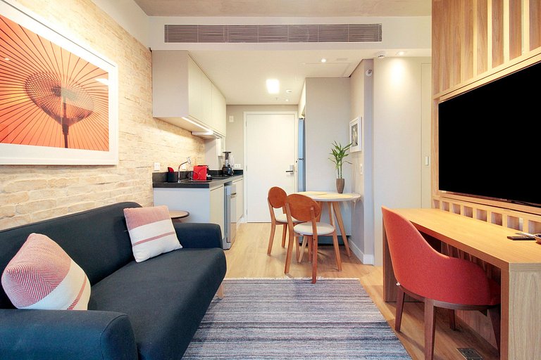 Wehome - Estudio elegante en Vila Madalena