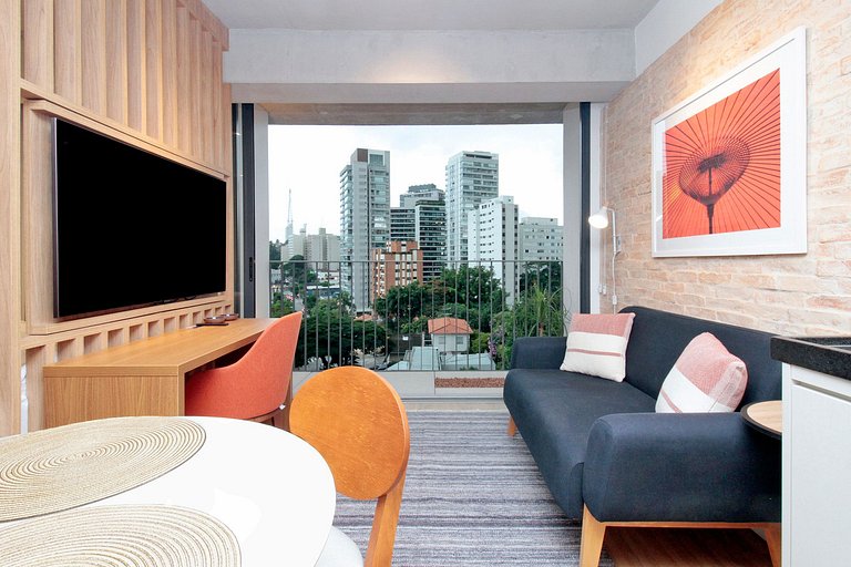 Wehome - Estudio elegante en Vila Madalena