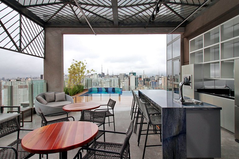 Apartamento único de 1 dormitorio en Vila Mariana