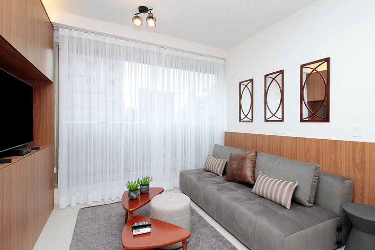 Flat de 1 quarto mobiliado na Vila Mariana | WeHome