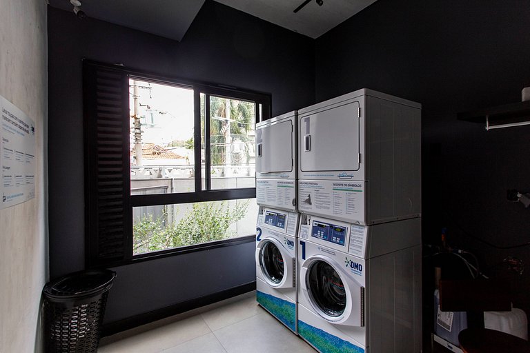 Wehome - Studio com Coworking e vista incrível!