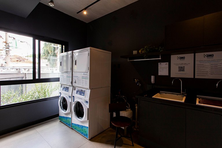 Wehome - Studio com Coworking e vista incrível!