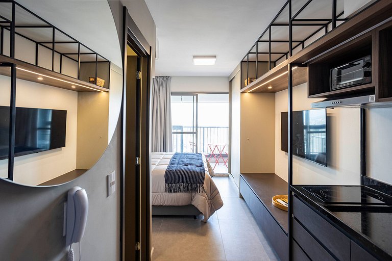 Wehome - Estudio nuevo y acogedor en Vila Mariana