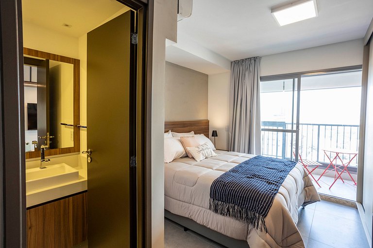 Wehome - Estudio nuevo y acogedor en Vila Mariana