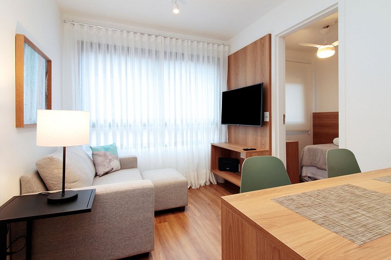 Wehome - 2 quartos, completo e ao lado do Ibirapuera