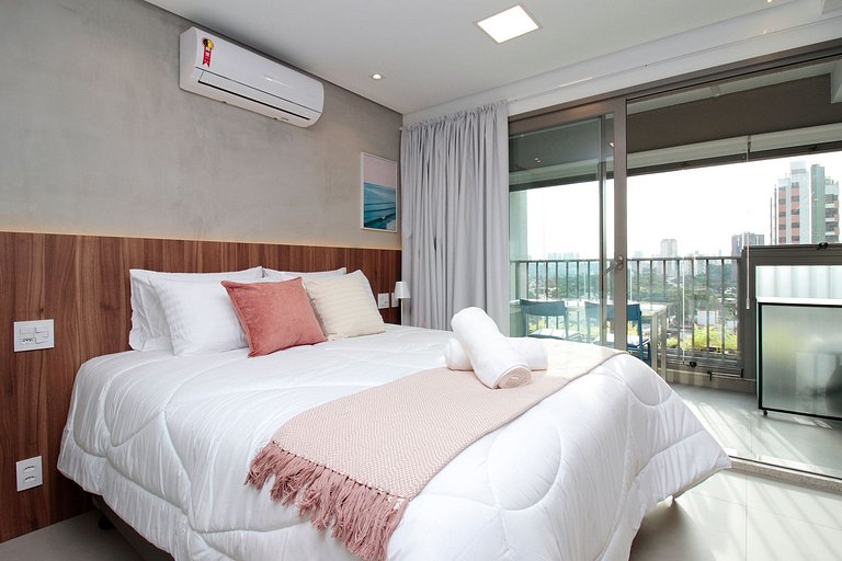 Wehome - Estudio hermoso y funcional en Moema