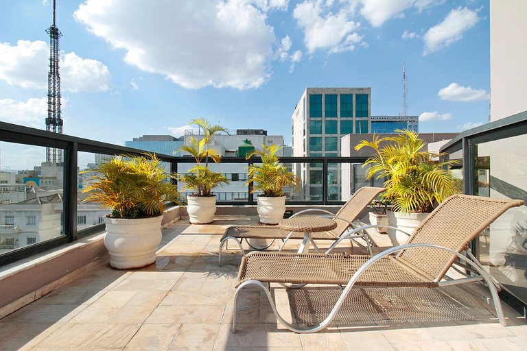Wehome - Reformado e lindo em hotel, acomoda 4!