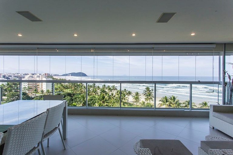 Wehome - 3 suítes, pé na areia, c/ varanda gourmet