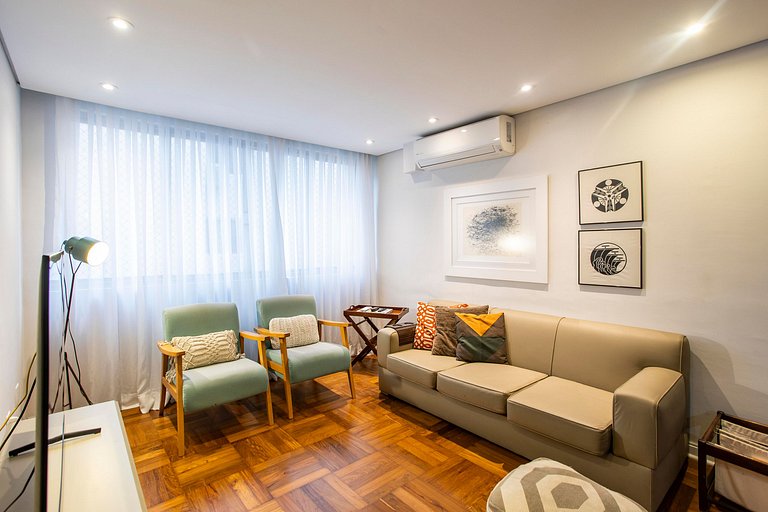 Wehome - Moderno, espaçoso e familiar no Jardins!
