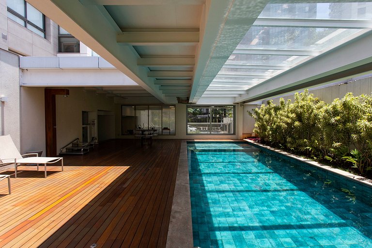 Wehome - Studio sofisticado c/ quintal nos Jardins