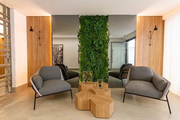 Wehome - Studio elegante com quintal, nos Jardins