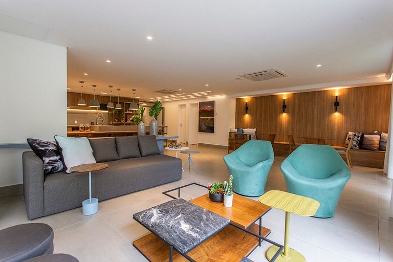 Wehome - Studio sofisticado c/ quintal nos Jardins