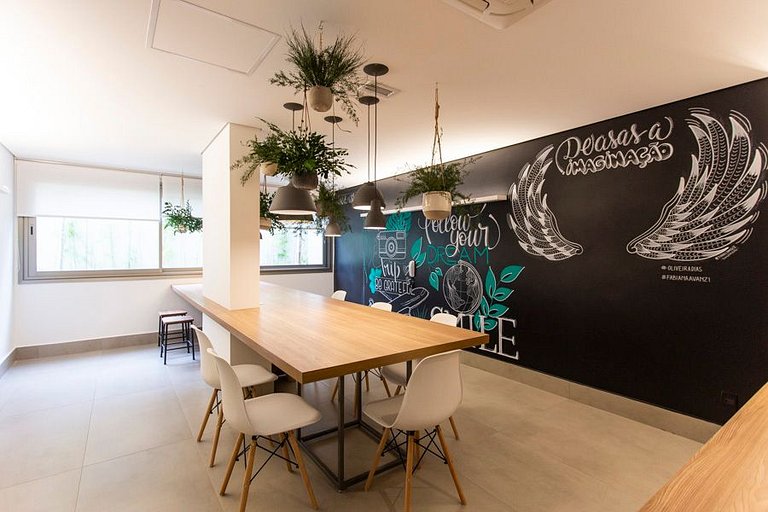 Wehome - Studio elegante com quintal, nos Jardins