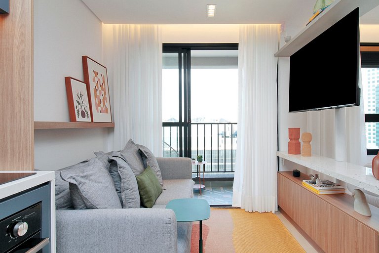 Flat de 1 quarto em Pinheiros | B- side Rebouças | WeHome