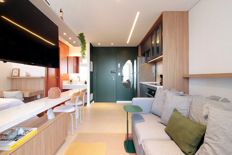 Flat de 1 habitación amueblado en Pinheiros | WeHome