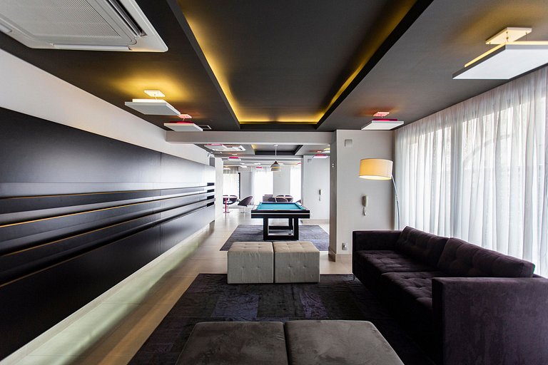 Wehome - 2 dorms, ar-condicionado e lazer completo