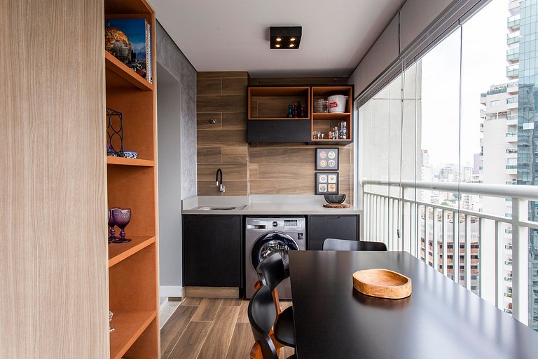 Wehome - Aconchegante com varanda e vista em Pinheiros