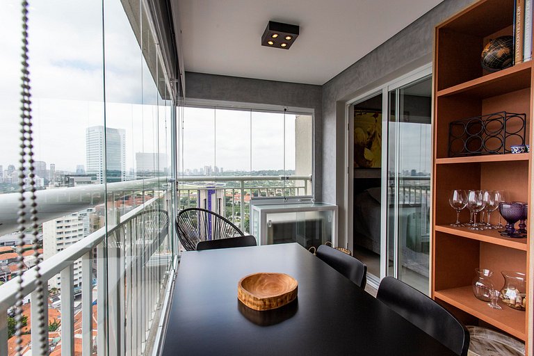 Wehome - Aconchegante com varanda e vista em Pinheiros