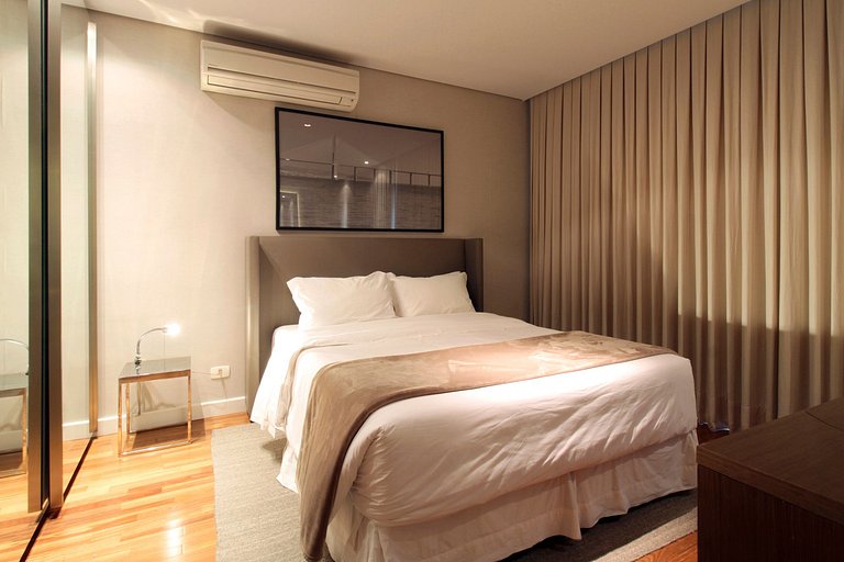 Wehome - Studio clean, espaçoso, na Faria Lima