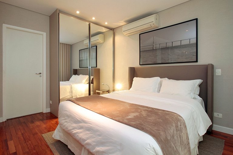 Wehome - Studio clean, espaçoso, na Faria Lima