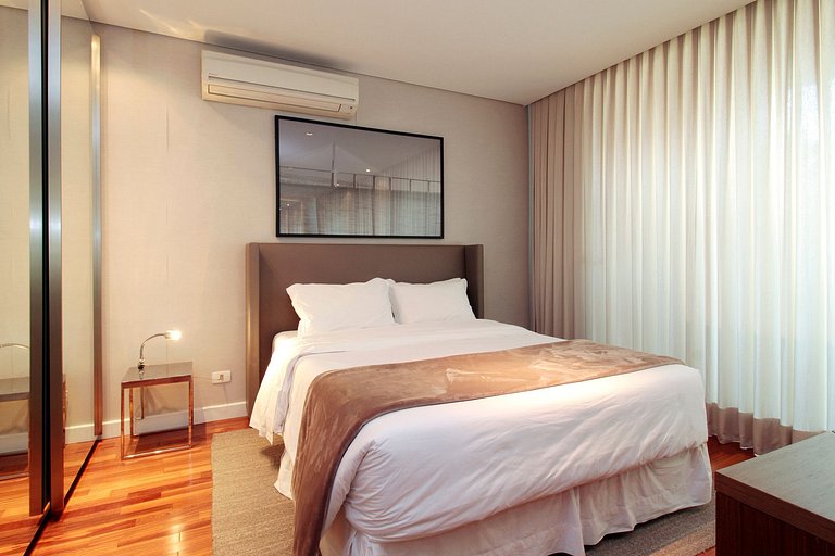 Wehome - Studio clean, espaçoso, na Faria Lima