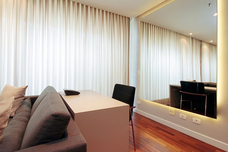 Wehome - Studio limpo e espaçoso na Faria Lima