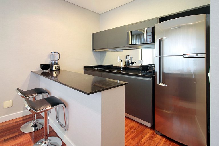 Wehome - Studio clean, espaçoso, na Faria Lima