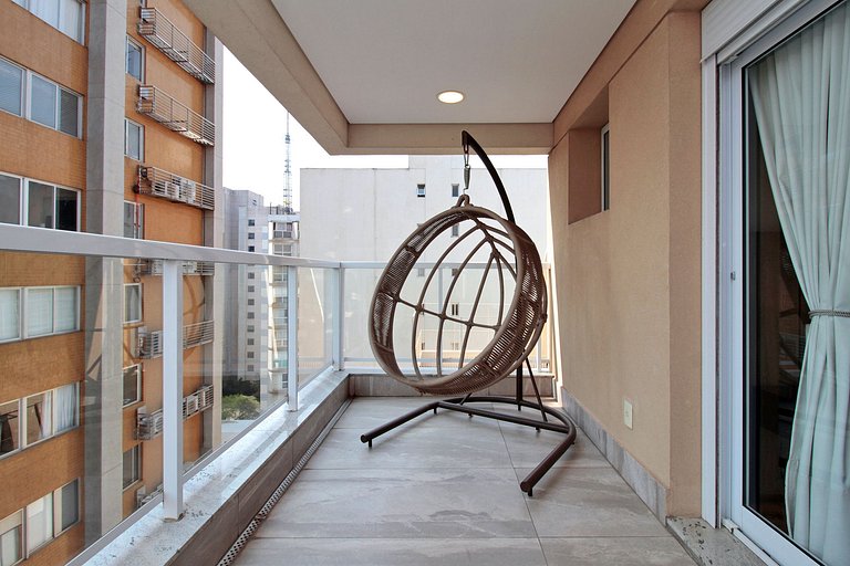 Flat de 1 quarto nos Jardins | Atelier Bela Cintra | WeHome