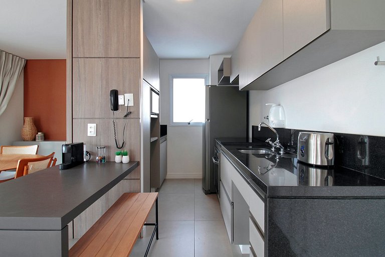 Flat de 1 quarto nos Jardins | Atelier Bela Cintra | WeHome