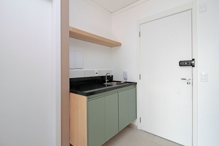 Wehome - 1 dorm, ompleto, ao lado Shop. Eldorado