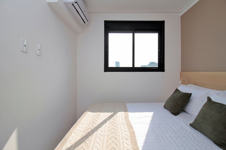 Wehome - 1 dorm, ompleto, ao lado Shop. Eldorado