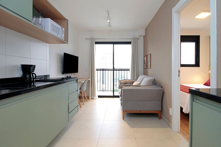 Flat de 1 quarto em Pinheiros | Vibe Pinheiros | WeHome