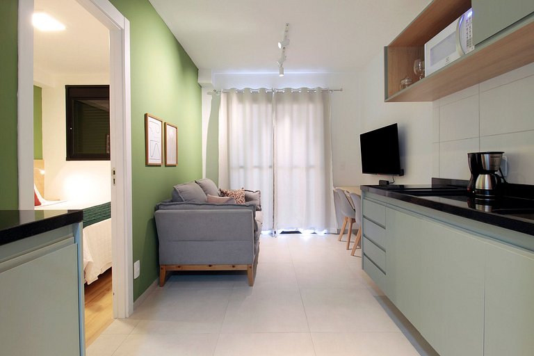 Flat de 1 quarto em Pinheiros | Vibe Pinheiros | WeHome