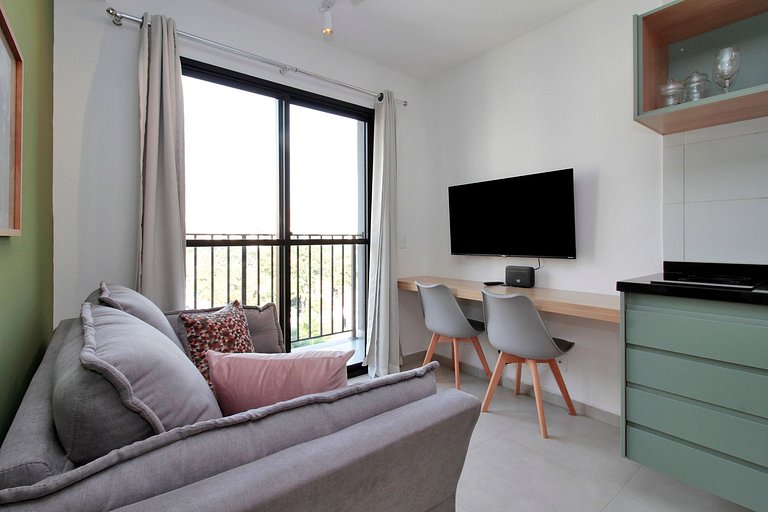 Flat de 1 quarto em Pinheiros | Vibe Pinheiros | WeHome