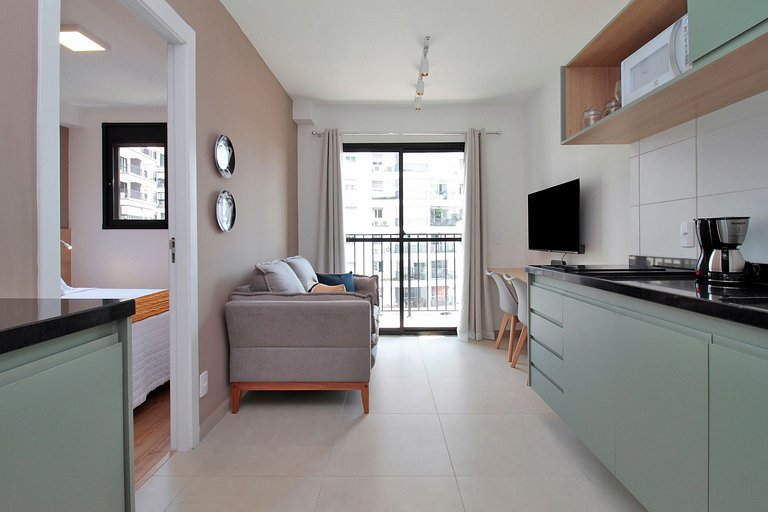 Flat de 1 quarto em Pinheiros | Vibe Pinheiros | WeHome