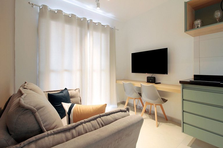 Flat de 1 quarto em Pinheiros | Vibe Pinheiros | WeHome