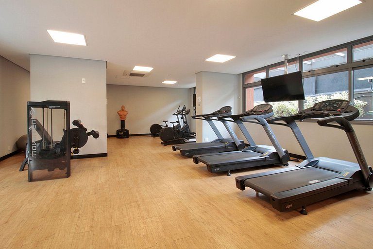 Impeccable! Located in Jardins, beautiful and fully equipped