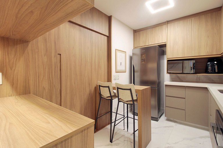 Impeccable! Located in Jardins, beautiful and fully equipped