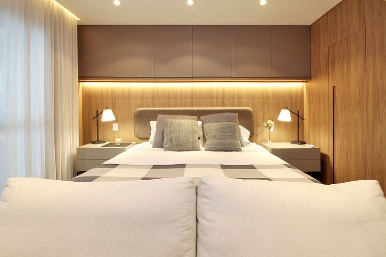 Impeccable! Located in Jardins, beautiful and fully equipped