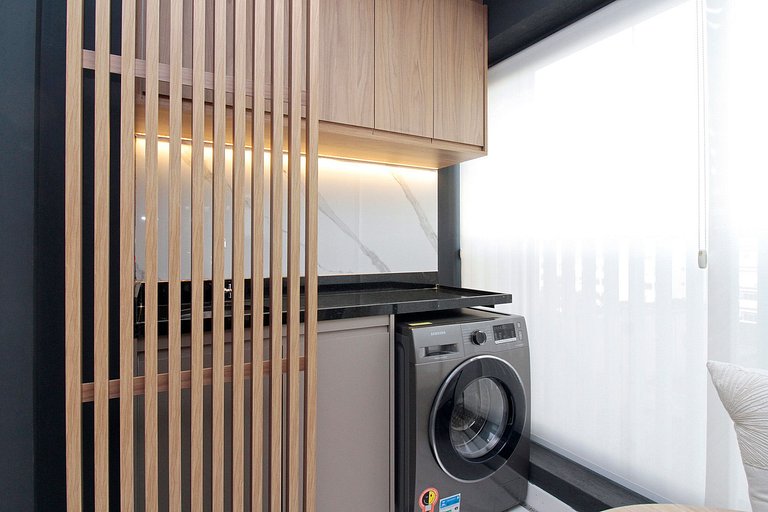 Impeccable! Located in Jardins, beautiful and fully equipped