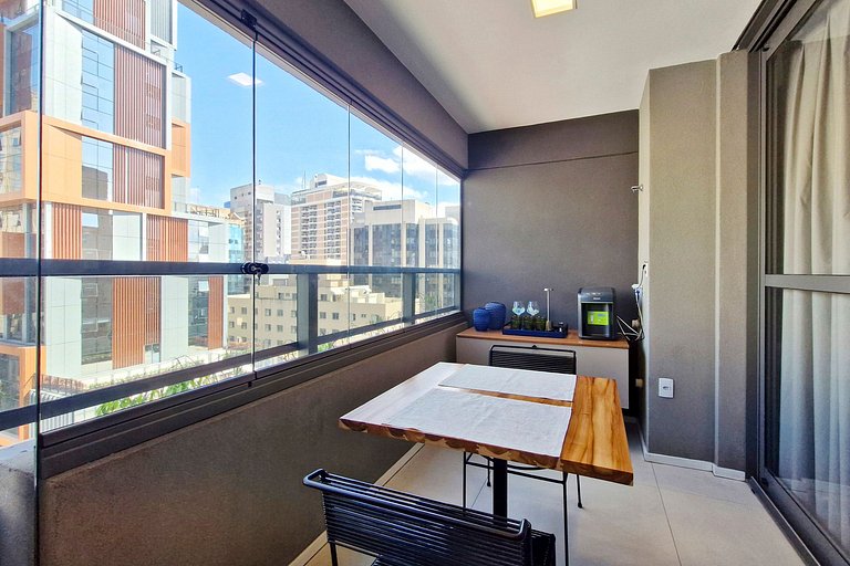 Wehome - Hermoso estudio, excelente ubicación y piscina