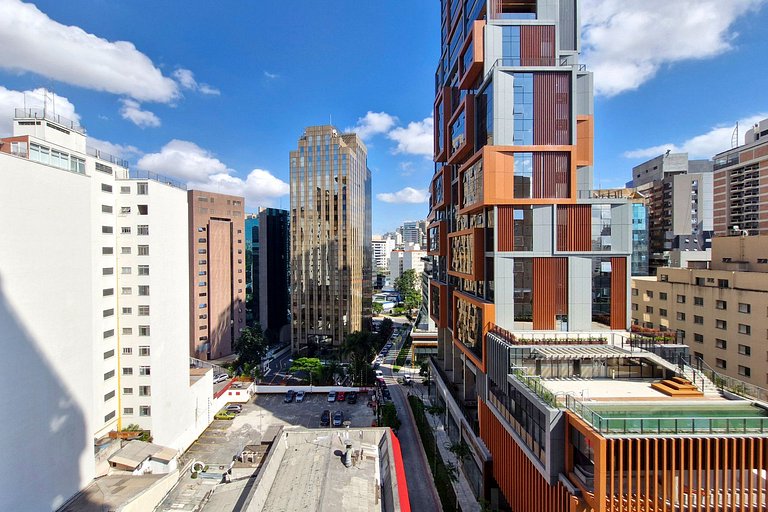 Wehome - Lindo studio, ótima localização e piscina