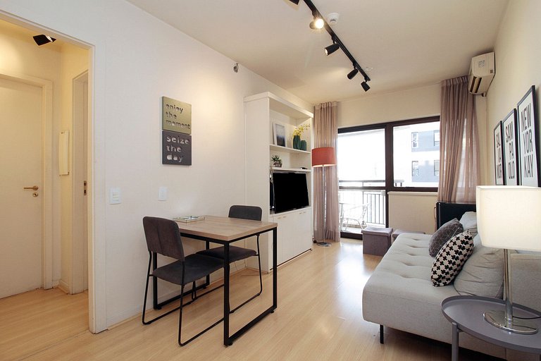 Flat de 1 quarto mobiliado no Itaim Bibi | WeHome