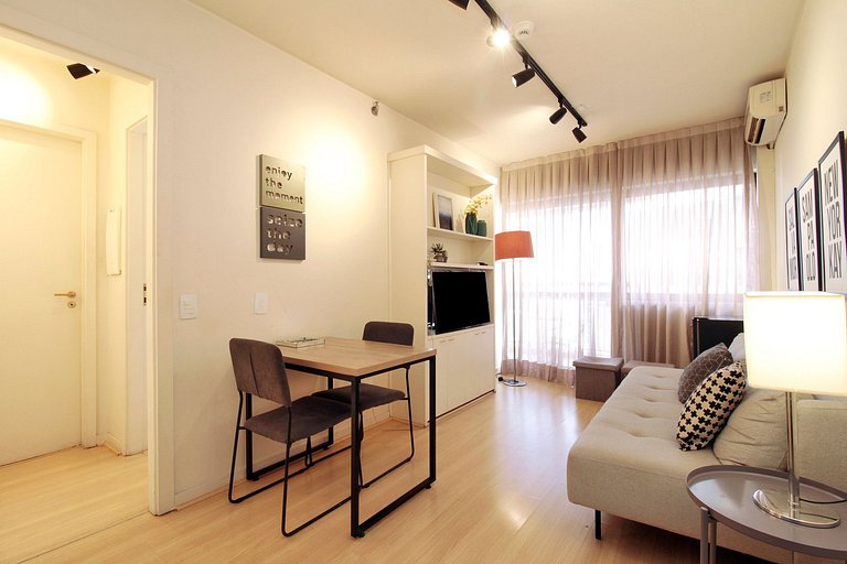 Flat de 1 habitación amueblado en Itaim Bibi | WeHome
