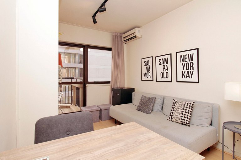 Flat de 1 habitación amueblado en Itaim Bibi | WeHome