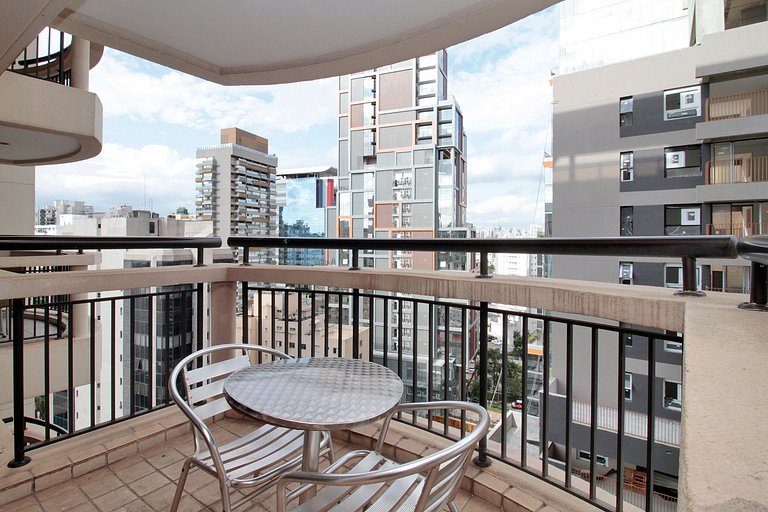 Wehome - 1 dormitorio con vista espectacular en Itaim