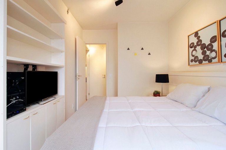 Wehome - 1 dormitorio con vista espectacular en Itaim