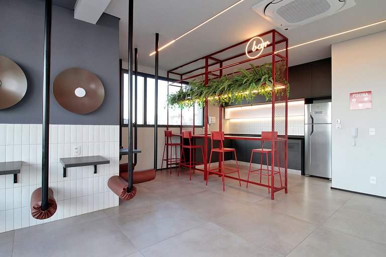 Wehome - Studio lindo nos Jardins, vista incrível